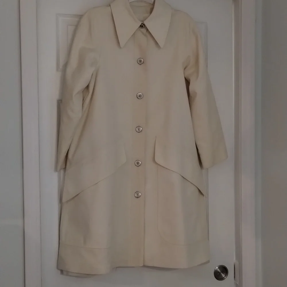 Vintage London Fog Maincoats Caribe Cloth Raincoat Excellent Condition Size 10 - Picture 12 of 16